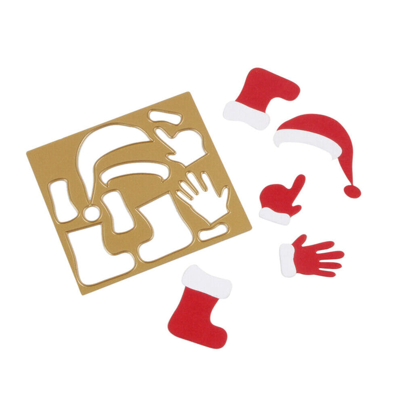 Christmas Clothes Set Metal Cutting Dies Stencils DIY Embossing Card Decor-19298