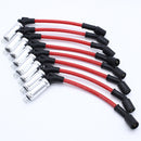 8x Car Engine Spark Plug Ignition Wire Cable Kit for Chevrolet GMC V8 2000-20