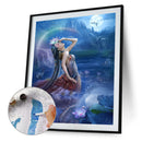 Elf Girl Frameless DIY Oil Paint by Numbers Kit Picture Coloring Art (X70)