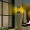 66LED Flame Light Solar Lights Outdoor Wall Lamp Fixture Outdoor Water S1P7