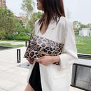 Women PU Leather Large Day Clutches Ladies Casual Printing Handbags Envelope Bag