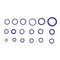 265pcs Universal 18 Size Auto Air Conditioning Seal Ring Refrigerant Repair Set