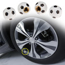 4pcs Football Soccer Style Car Wheel Tire Tyre Air Valve Stem Caps Covers