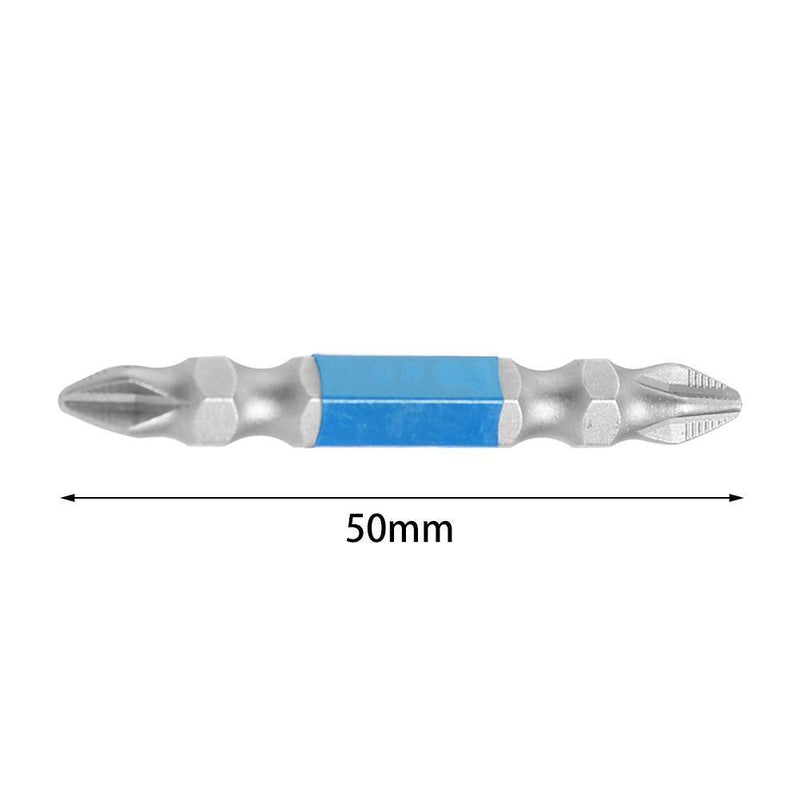 Double Head Cross Magnet Batch Electric Drill Screwdriver Bits (50mm)