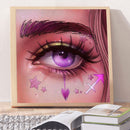 5D DIY Diamond Painting Kits Bright Eye Makeup Full Round Drill Wall Decor Ar
