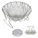 Foldable Steam Basket Rinse Steel Folding Frying Bas C6K6