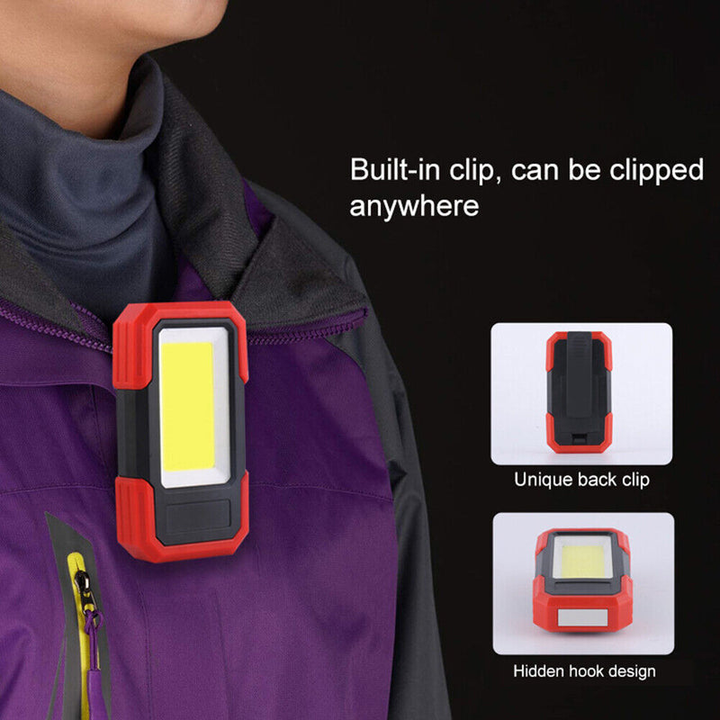 Outdoor COB Work Light Portable Flashlight Waterproof for Camping Night Fishi