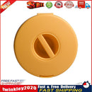 Portable Round Phone Cable Storage Box Rotatable Organizer Case (Yellow) Newly