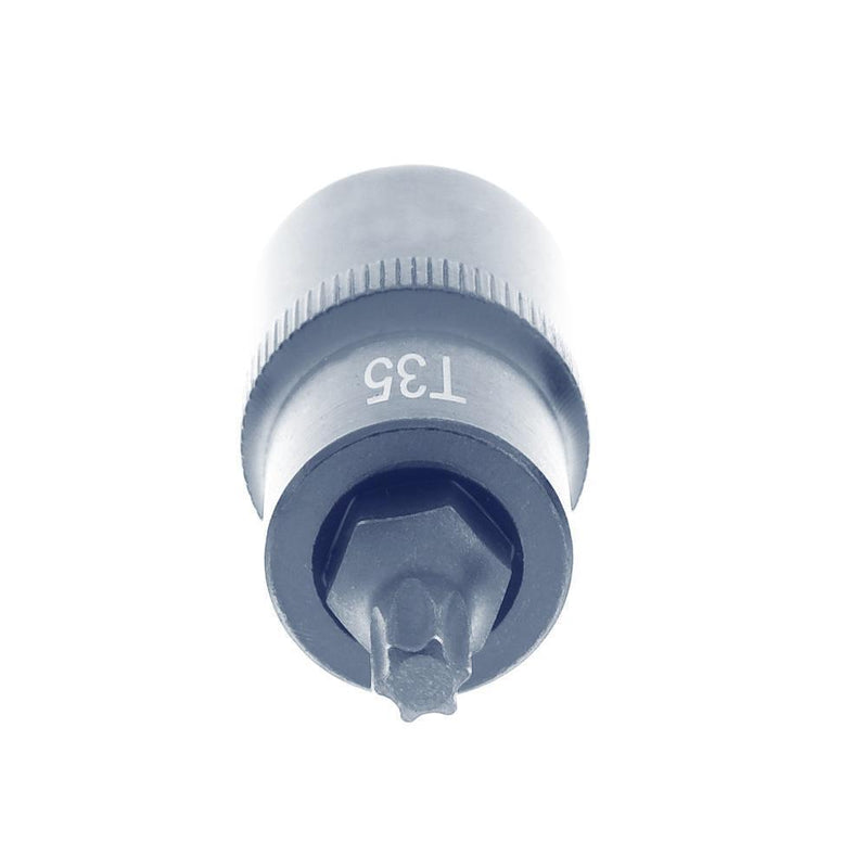 Torx Screwdriver Adapter Bit 1/2 in Socket Bits Drive Sockets Hand Tool(T35