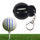 Golf Line Marker Ball Clip Golf Accessories Plastic for Men Women (Black) Newly