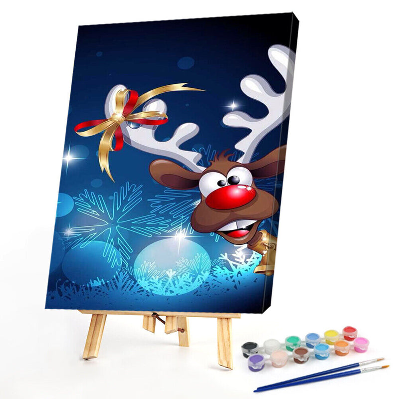 Christmas 40x50cm Oil Paint By Numbers DIY Painting