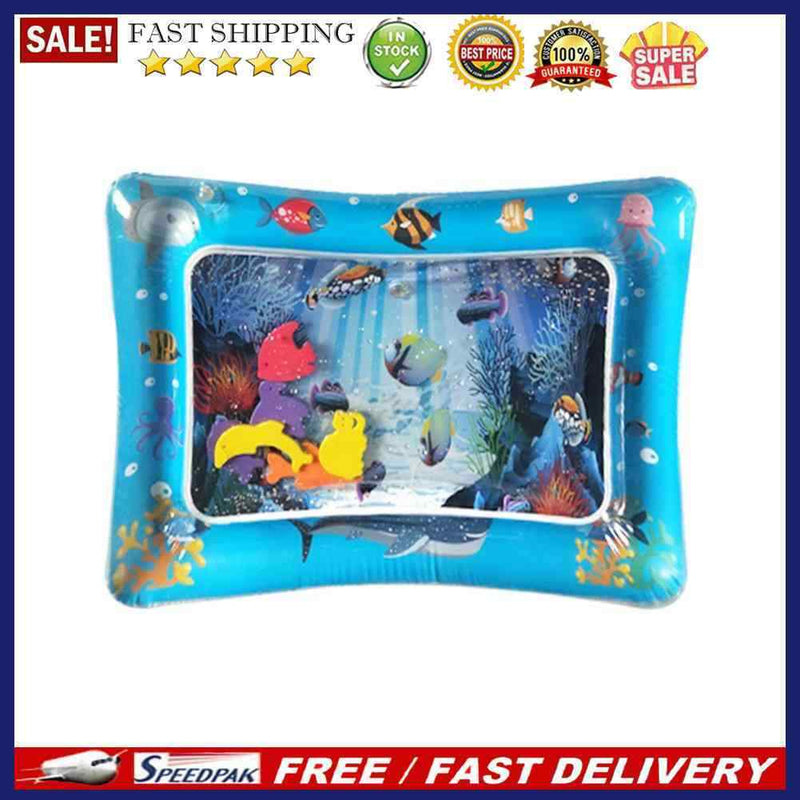 Baby Kids Inflatable Water Play Mat Patted Pad Cushion Tummy Time Playmats