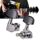 6pcs 3R 3L Guitar Tuning Pegs Enclosed Locking Tuners Knob Machine Heads Parts