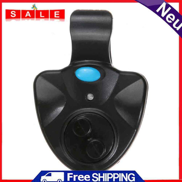 Black Small Electronic Wireless ABS Plastic Fish Bite Alarm Sound Lukewarm