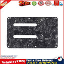 Double-Groove Guitar Back Plates Cover Guitar Anti-Scratch Plate (Black) Newly