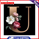 Letter U Full Round Drill Mosaic Diamond Painting Rhinestone Crafts Drawing Sets
