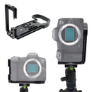 Aluminum Quick Release L Shaped Plate for Canon EOS R5 R6 Vertical Hand Grips
