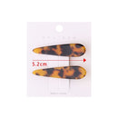 Accessories Elegant Leopard Print Headband Hairpin Barrettes Acetate Hair Clip