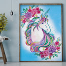 5D DIY Diamond Painting Licorne Partial Drill Rhinestone Mosaic Art Picture