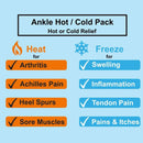 Foot Cold Wrap Ice Bag Ankle Ice Pack Wrap With Adjustable Brace Ice Pack`