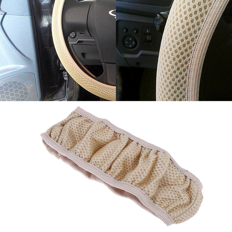 Handbrake Auto Car Steering Wheel Cover Cars Steering Beige Newly