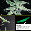 50pcs Luminous Shrimp Soft Lure 3cm Night Fishing Bait Fluorescent Glow Newly