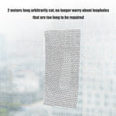5x200cm Anti-Mosquito Screen Window Patch Self-Adhesive Repair Tape (Gray) Newly