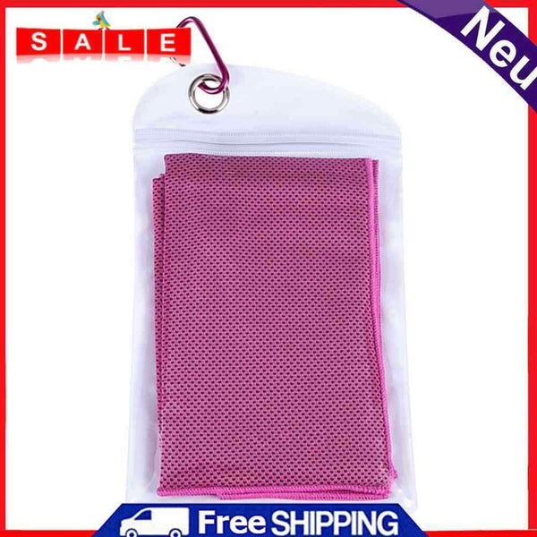 Cooling Towel Chilly Cool Towel Microfiber Towels for Outdoor (Rose)