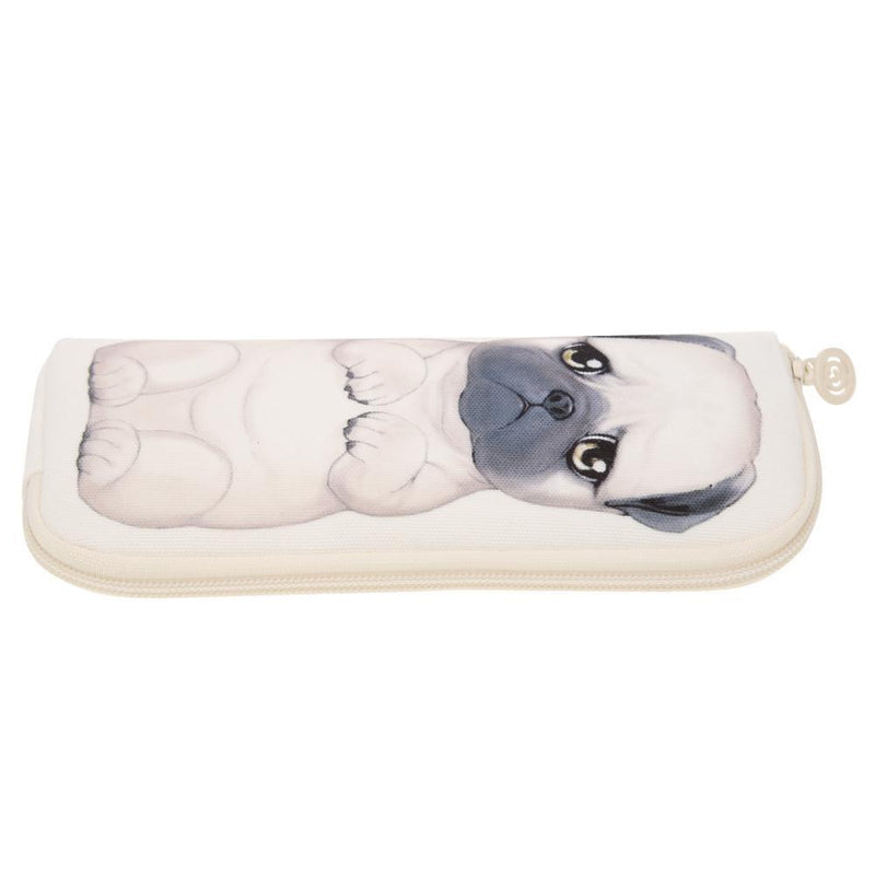 Stationery Storage Pouch Canvas Box Pencil Bag Makeup Case ( Pencil case-D)