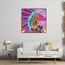 Handmade African Girl 5D DIY Full Round Drill Drawing Kit Diamond Painting