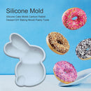 Silicone Cake Molds Cartoon Rabbit Dessert DIY Baking Mould Pastry Tools