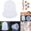 Silicone Anti Cellulite Massage Vacuum Therapy Body Cupping( Transparent)