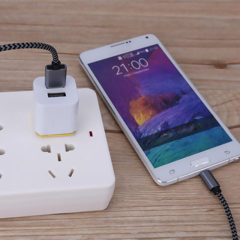 Universal US Plug 2.1A 2 Port USB Double Charging Adapter USB Charger Newly