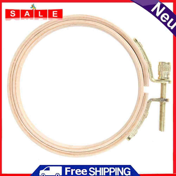 DIY Wooden Cross Stitch Craft Hoop Ring Hand Embroidery Tool