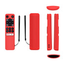 TV Remote Controller Silicone Full Cover for TCL RC802V FMR1 FNR1 (Red)