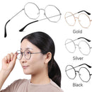 Octagon Metal Anti Blue light Eye wear Vision Care Anti-blue Glasses Eyeglasses