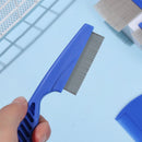 Fine Tooth Dogs Cats Dematting Tool Grooming Combs Pet Flea Comb Lice Comb