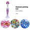 Vase 5D Diamond Painting Point Drill Pen DIY Craft (Purple Owl w/ Drill)