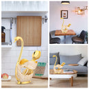 and Cute High-end Metal Swan Base Holder Metal Coffee Spoon Set Fruit Spoon