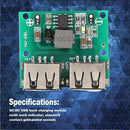 HW-681 Dual USB DC-DC 5V 3A Step Down Power Module for Car Charge Buck Voltage
