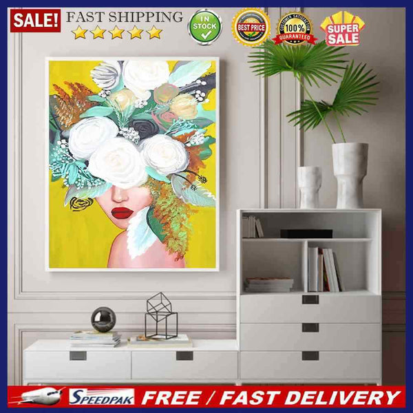 Treat Your Heart Flowers Oil Paint By Numbers Kit DIY Frameless Drawing (B1583)