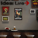 Rooster Retro Metal Plate Tin Sign Plaque Poster for Bar Club Cafe Decor