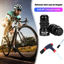 GUB 2pcs Bike Schrader Presta Valve Cap Aluminum Bicycle Tire Cover Protector