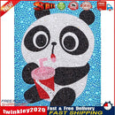 DIY Full Drill Diamond Painting Cartoon Kids Embroidery Kit (AT027 Panda) Newly