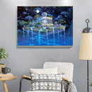 Diamond Painting Moonlight City Full Round Drill Picture of Rhinestone Draw