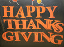 Large Happy Thanksgiving Magnetic Garage Door Banner Refrigerator Etc..
