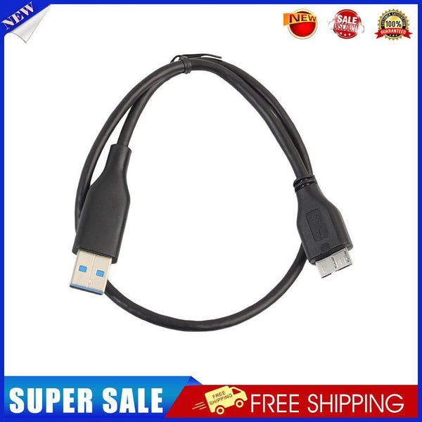 47cm 1.5ft USB 3.0 Male-A to USB3.0 Micro-B Data Cable Black