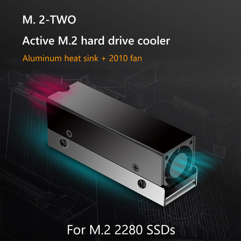 M.2 PCI-E NVMe Heat Sink M2 2280 Solid State Hard Disk Radiator for Desktop SSD