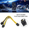 20cm 6 Pin to Dual 8 Pin PCI Power Splitter Cable VGA PCI Express Adapter