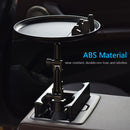 2 in 1 Car Phone Cup Holder Tray Auto Vehicle Rotary Food Table Rack Long) Newly